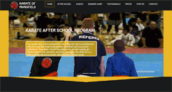 Desktop Screenshot of karateofmansfield.com